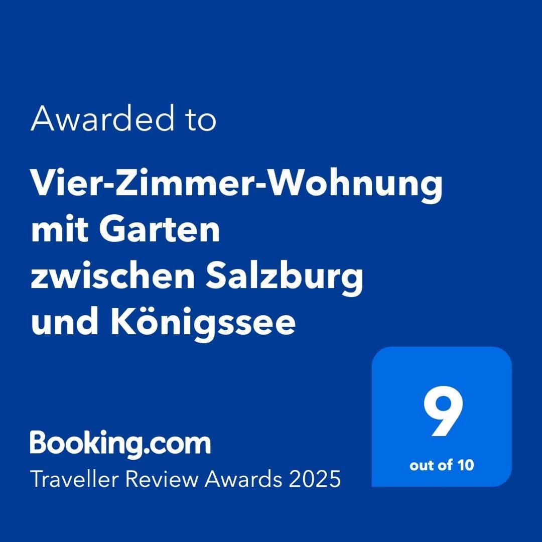 Apartment Vier-zimmer-wohnung Mit Garten Zwischen Salzburg Und Koenigssee *